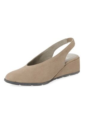 EILEEN FISHER Devi Tumbled Nubuck Leather Slingback